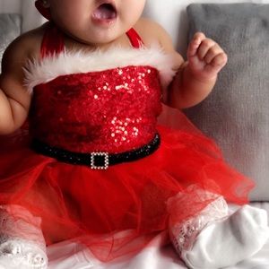 Baby Santa Christmas dress